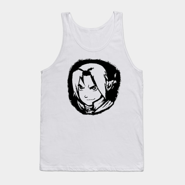 Edward Elric - Fullmetal Alchemist Anime Tank Top by malaqueen